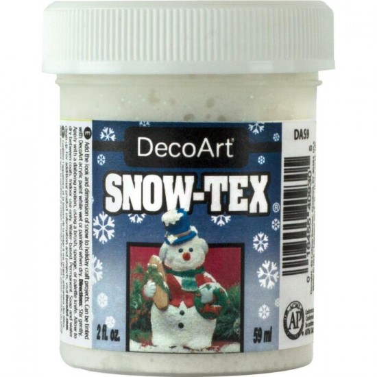 DecoArt  - Pâte brillante «Glistening Snow-Tex»...