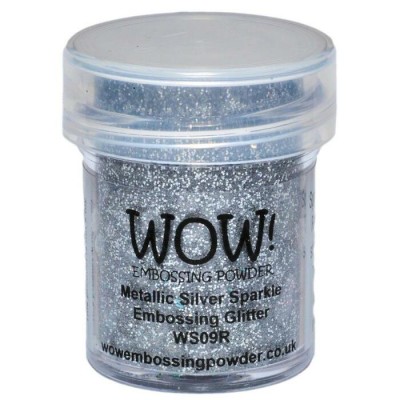 WOW! Poudre à embosser 15ml  «Silver Sparkle»