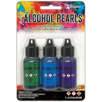 Tim Holtz - Ensemble «Alcohol Inks Pearls #6» ...