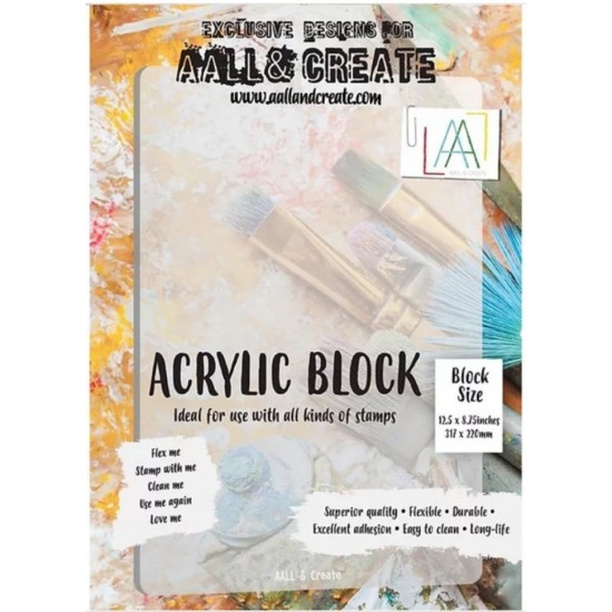 AALL & CREATE - Bloc transparent en acrylique...