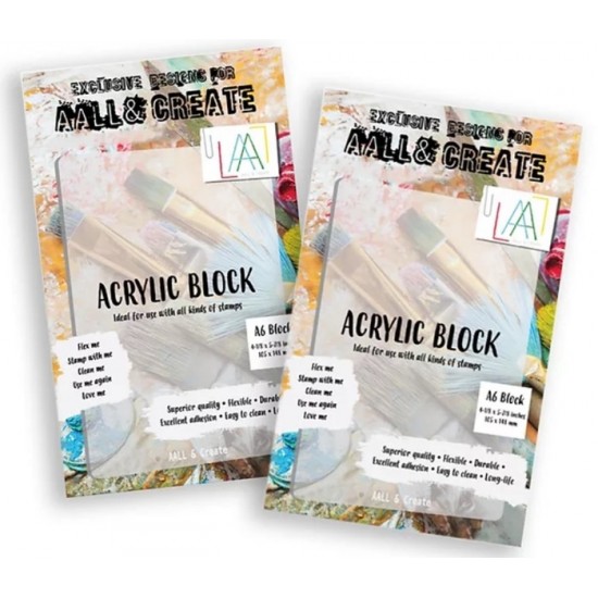 AALL & CREATE - Bloc transparent en acrylique...