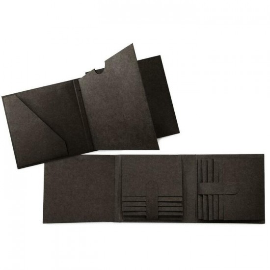 Graphic 45 - Album  «Trifold Waterfall Folio Album"» Noir