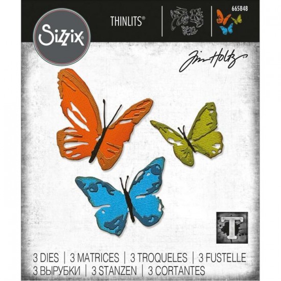 Sizzix - Thinlits Dies de Tim Holtz «Brushstrokes...