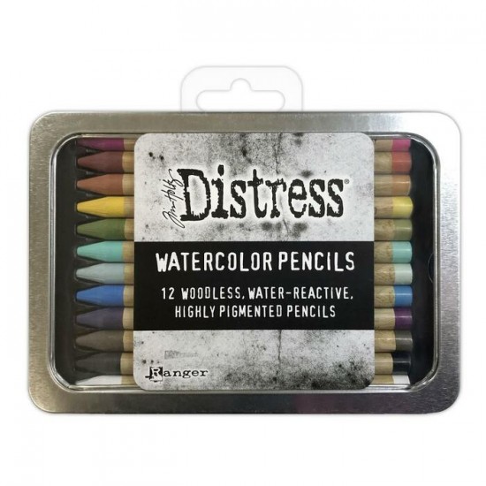 Distress - Crayons soluble à l'eau "Watercolor Pencil Set 1" 12pcs