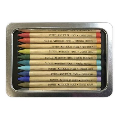 Distress - Crayons soluble à l'eau "Watercolor Pencil Set 3" 12pcs