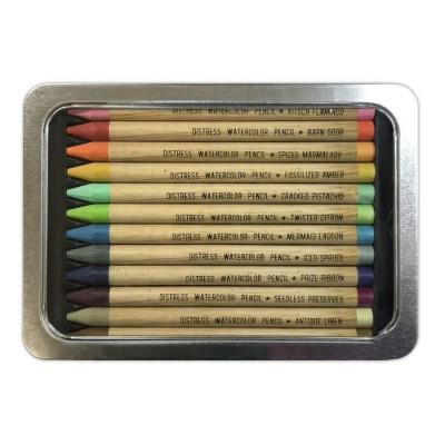  Distress - Crayons soluble à l'eau "Watercolor Pencil Set 2" 12pcs