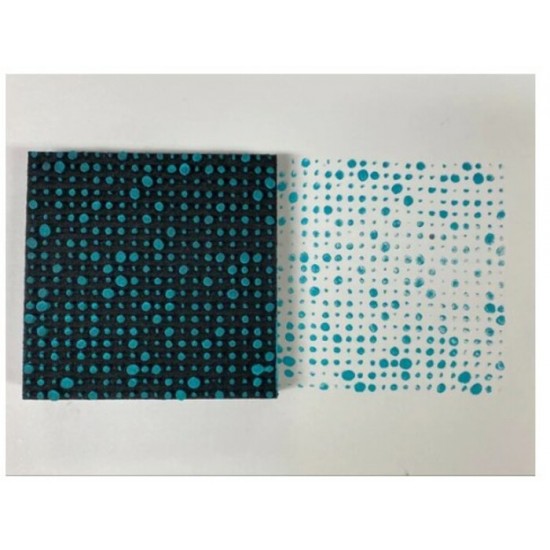 ArtFoamies - Estampes en mousse  «Halftone Dots» 