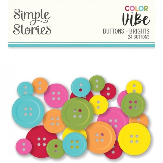 Simple Stories - Boutons collection ColorVibe...