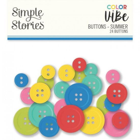 Simple Stories - Boutons collection ColorVibe...