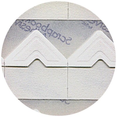 Scrapbook Adhésive - «Photo Corners-blanc» 108 pièces