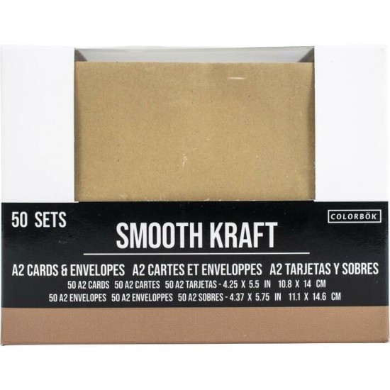 American Craft-Enveloppes et cartes Kraft A2  « ...
