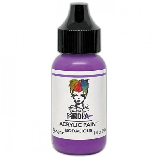 Dina Wakley - Peinture acrylique «Bodacious» 1oz