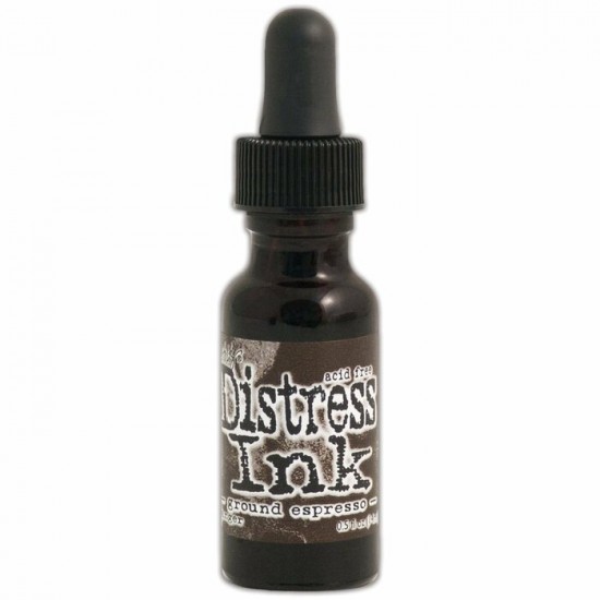 Distress ink Reinkers - Tim Holtz- couleur «Ground Espresso»