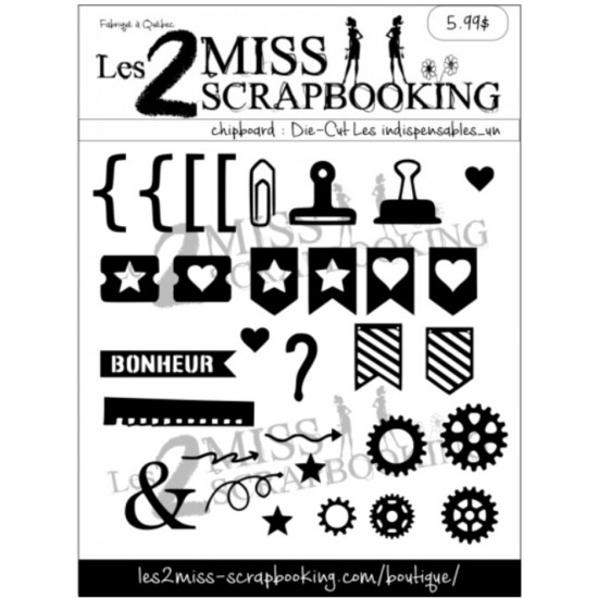 Les 2 Miss scrapbooking - Éphéméra «Les...