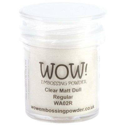 WOW! Poudre à embosser 15ml  «Clear Mat Dull»
