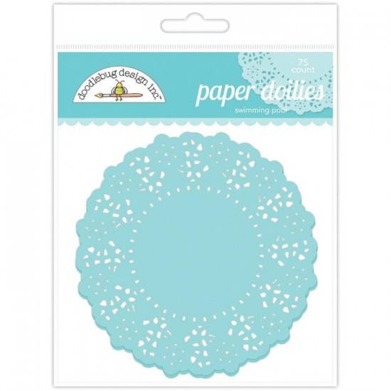 Doodlebug- « Swimming Pool paper doilies» 75 pcs