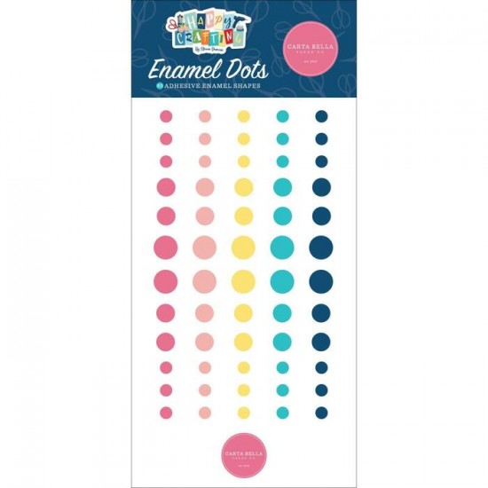 Carta Bella - enamel dots autocollant «Happy...