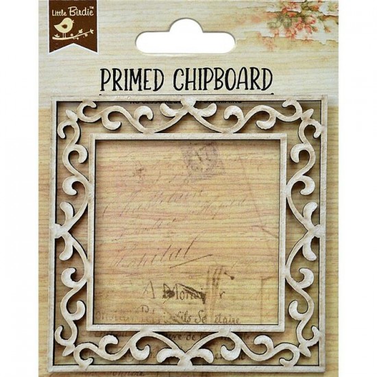 Little Birdie - Chipboard «Elegant Swirl Double...