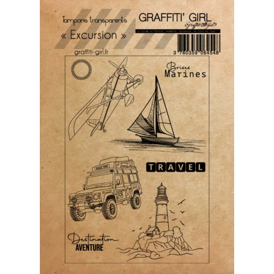 Graffiti Girl - Ensemble Estampes «Excursion» 8...