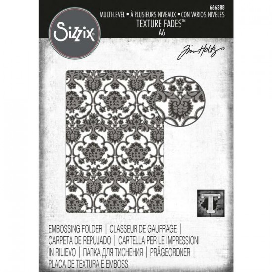 Sizzix - Plaques à embosser 3D de Tim Holtz...