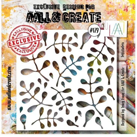 AALL & CREATE - Stencil «Trifoliatrix» #179