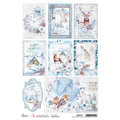 Ciao Bella - Papier de riz «Winter Journey...