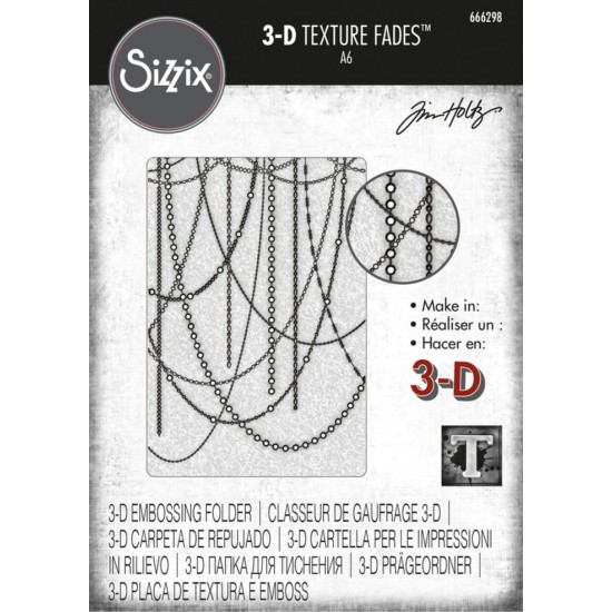 Sizzix - Plaques à embosser 3D de Tim Holtz «Sparkle»