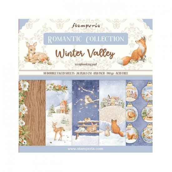 Stamperia - Ensemble de papier «Winter Valley»...