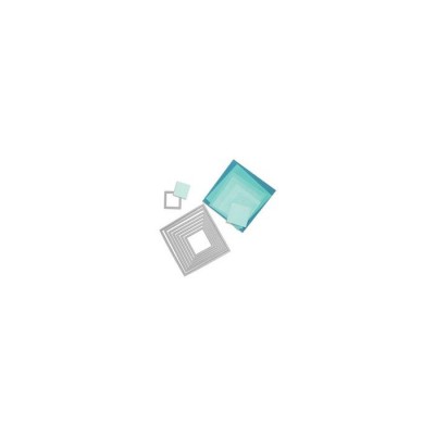Sizzix - Dies "Squares" ensemble de 8 pièces