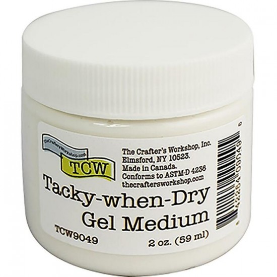  TCW -Gel Médium «Tacky When Dry» 2oz