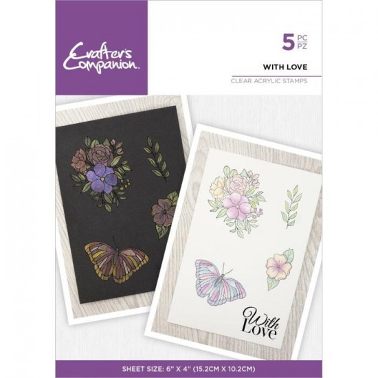 Crafter's Companion- Estampes «With Love» 5...