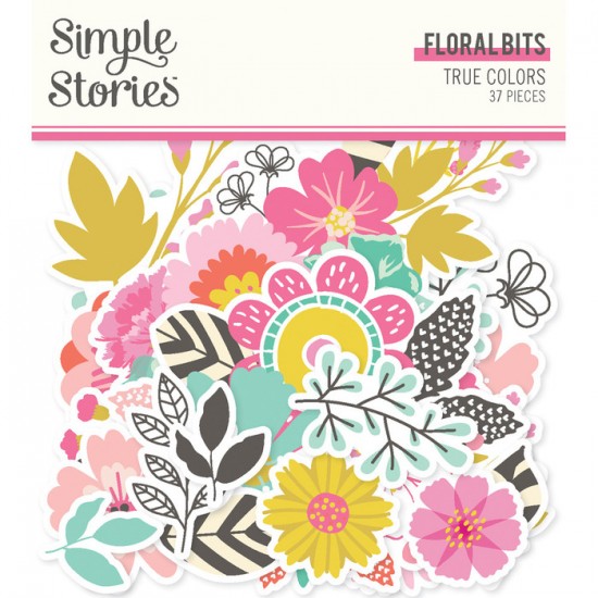 Simple Stories - Éphéméra Floral Bits «True...