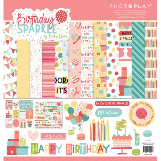 PhotoPlay - Ensemble de papier «Birthday...