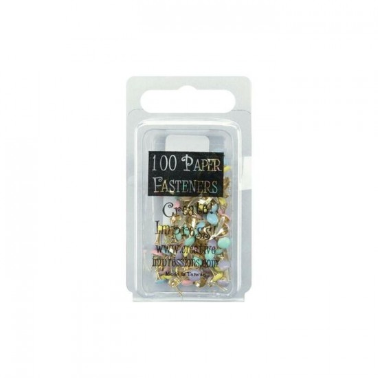 Mini attaches parisiennes «pastels» 3mm 100 /...