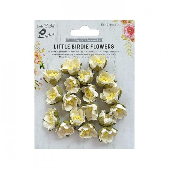 Little Birdie -Butter Cup Paper Flowers «Moon...
