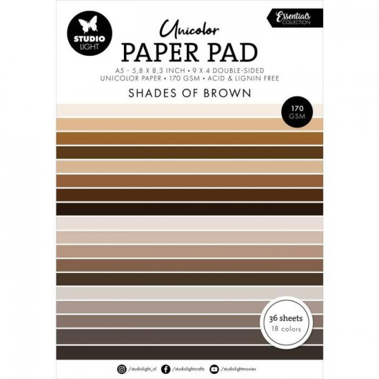 Studio Light- Essentials Unicolor Paper Pad...