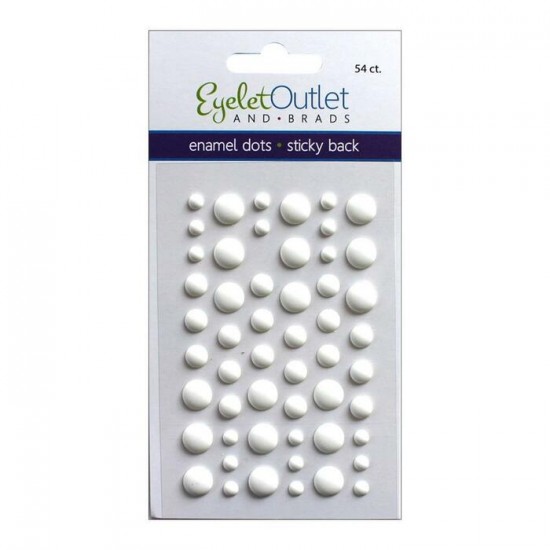 Eyelet outlet -  Enamel Dots autocollant «Matte...