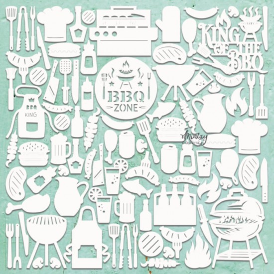  Mintay - Chipboard «BBQ» 12 x 12