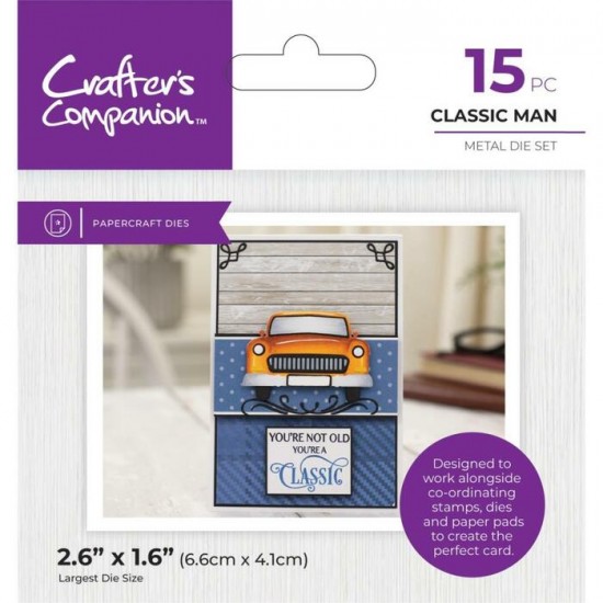 Crafter's Companion - Dies  «Classic Man»  15 pcs