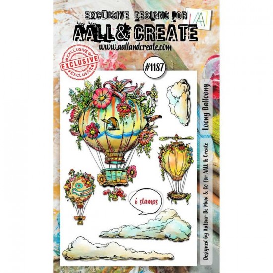 AALL & CREATE - Estampe set «Loony Balloony»...