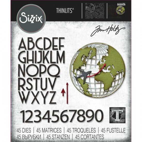  Sizzix - Thinlits Dies de Tim Holtz «Vault World...