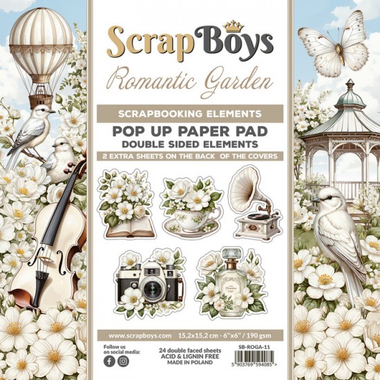 ScrapBoys - Livret d'éphéméras «Romantic...