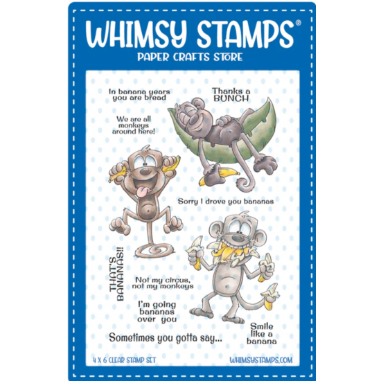 Whimsy Stamps- Estampe «Banana Bunch» 12...