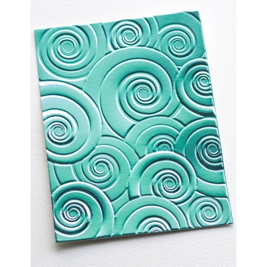Memory Box - Plaques à embosser 3D  «Spiral...