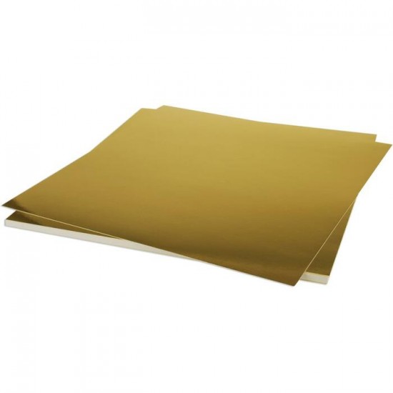 Bazzill Foil Cardstock 12"X12" couleur or brillant