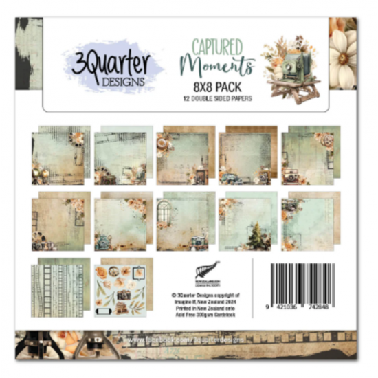 3Quarter Designs - bloc de papier collection...