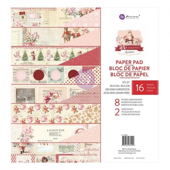 Prima - Ensemble de papier «25 & Peppermint»...