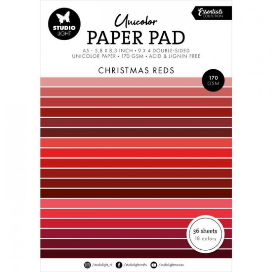 Studio Light- Essentials Unicolor Paper Pad...