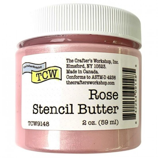 TCW - Stencil Butter couleur «Rose» 2 oz  