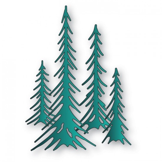  Memory Box - Dies «Slender Pine Trees» 1 pcs